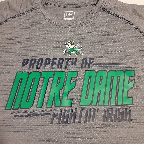 Pro Edge Men's Notre Dame Fighting Irish SS T Shirt Size M - Picture 1 of 4